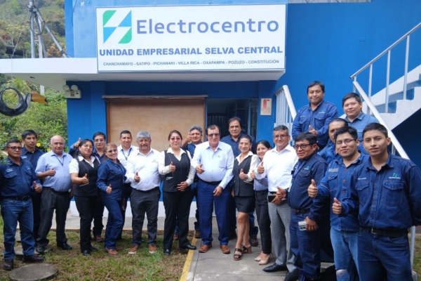 PRESIDENTE DEL DIRECTORIO DEL GRUPO DISTRILUZ VISITA LA UE SELVA CENTRAL – CHANCHAMAYO Y LA UNIDAD SATIPO (ELECTROCENTRO)