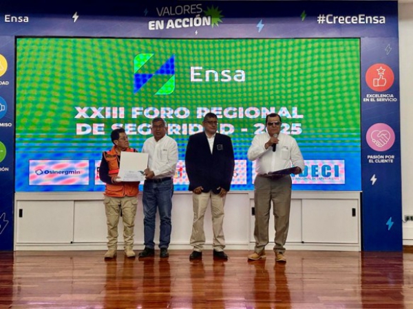 EL PRESIDENTE DEL DIRECTORIO DEL GRUPO DISTRILUZ PARTICIPÓ DEL XXIII FORO REGIONAL DE SEGURIDAD ORGANIZADO POR ENSA