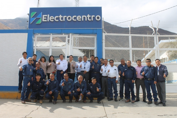 PRESIDENTE DEL DIRECTORIO DEL GRUPO DISTRILUZ VISITA UNIDADES EMPRESARIALES Y OPERATIVAS DE ELECTROCENTRO