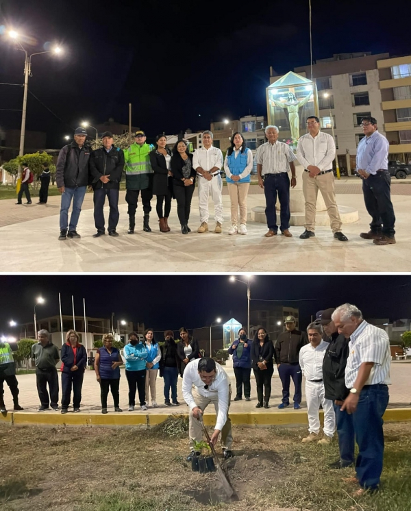 INAUGURAN MODERNA ILUMINACIÓN LED EN URBANIZACIÓN EL INGENIERO EN CHICLAYO