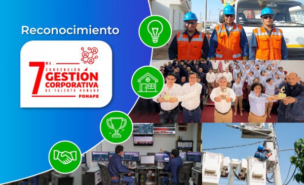 GRUPO DISTRILUZ OBTIENE RECONOCIMIENTO EN LA VII CONVENCIÓN DE GESTIÓN CORPORATIVA DEL TALENTO HUMANO FONAFE