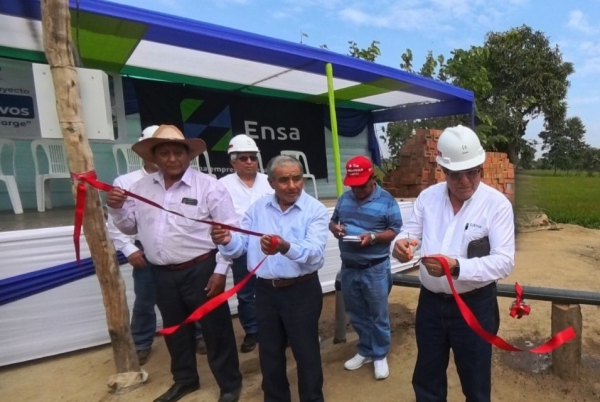 PRESIDENTE DEL GRUPO DISTRILUZ LANZA EL PROYECTO “USOS PRODUCTIVOS” EN SAN JORGE DE ÍLLIMO, LAMBAYEQUE (ENSA)