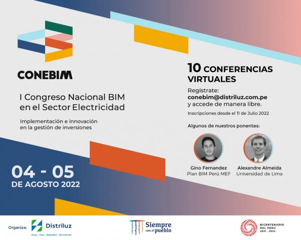 ABORDARÁN IMPORTANCIA DE LA INNOVACIÓN EN LA GESTIÓN DE INVERSIONES EN EL PRIMER CONGRESO NACIONAL BIM DEL SECTOR ELECTRICIDAD